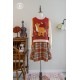 Miss Point Chubby Fox In The Forest Open Front Check Daily Skirt(2nd Reservation/Full Payment Without Shipping)